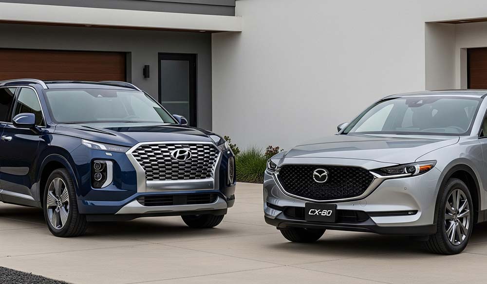 Hyundai Palisade Hybrid vs. Mazda CX-80: Mana SUV Hybrid yang Terbaik